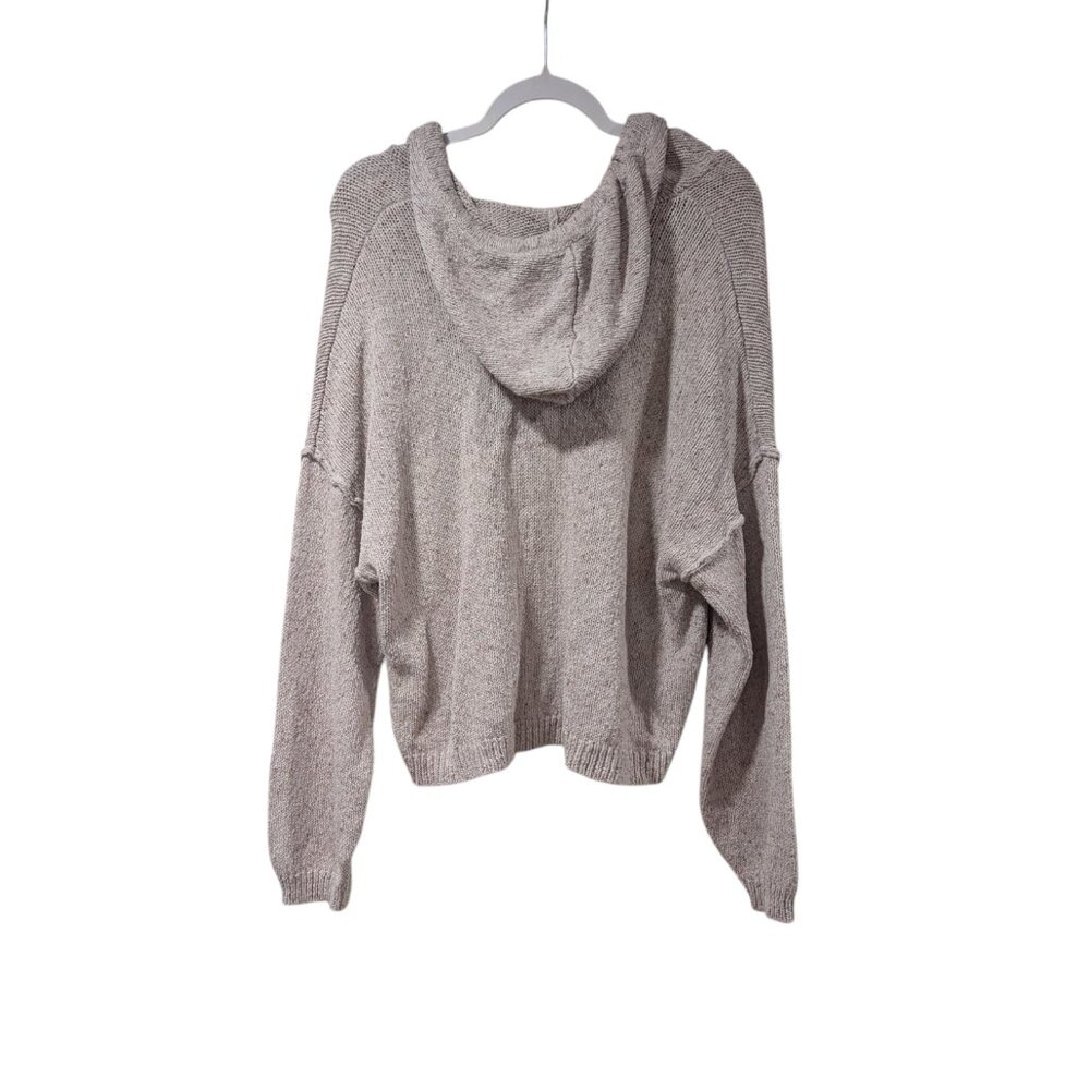 Universal Thread Tan Knit V-Neck Pullover Chunky … - image 2